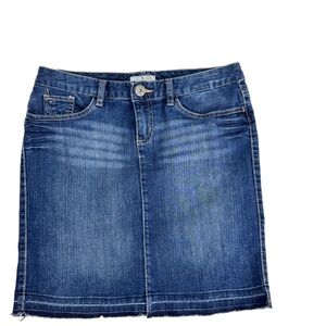 Tommy Hilfiger Medium Blue Denim Pencil Skirt